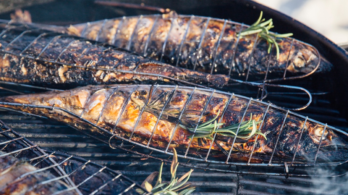 Theresas Küche - Gegrillte Makrelen mit Rosmarinkartoffeln